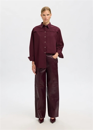 Allison oversize ls skjorte Fig Selected Femme 